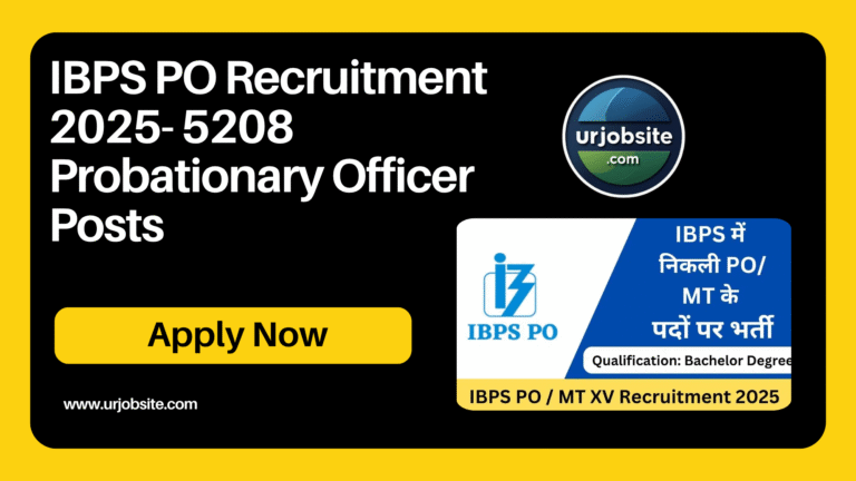 IBPS PO Recruitment 2025