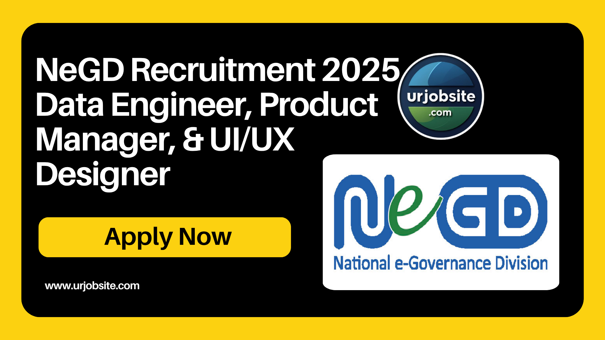 NeGD Recruitment 2025