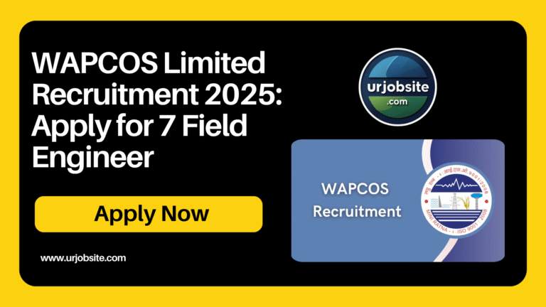 WAPCOS Limited Recruitment 2025
